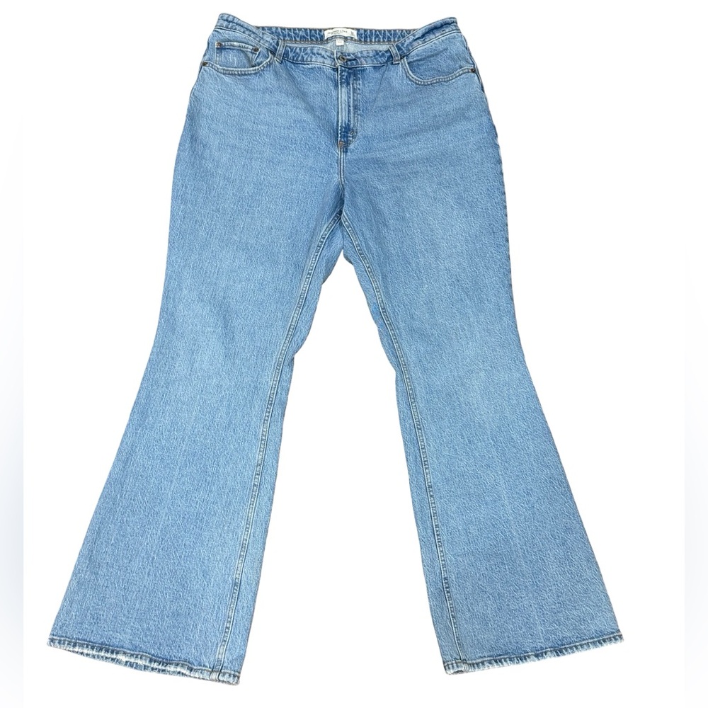 👖 Abercrombie & Fitch Curve Love Vintage Flare Jeans‎ High Rise Women’s 34 Long
